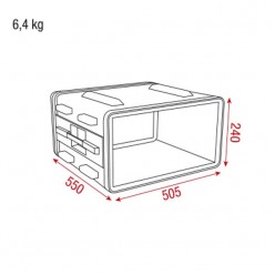 Showgear D7102 Double Door Case